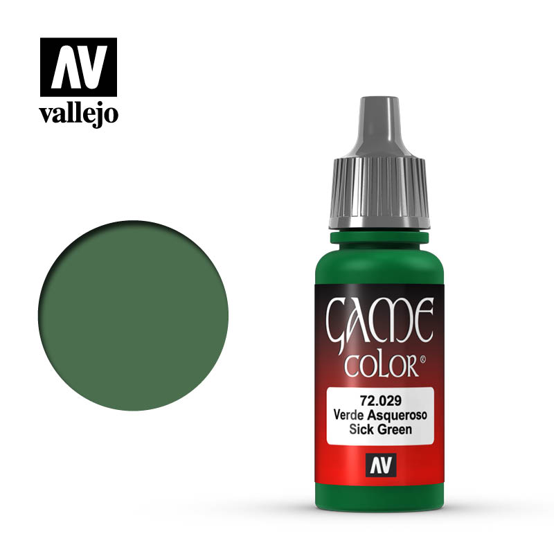 Game Color Sick Green