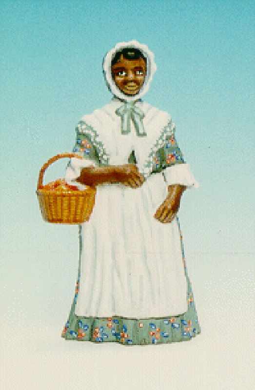 COLONIAL CLASSICS MAID WITH BASKET#CC5-1 AVAILABLE OOP