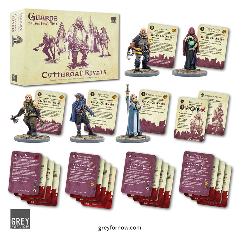 Grey For Now Games Guards of Traitors Toll Cutthroat Rivals