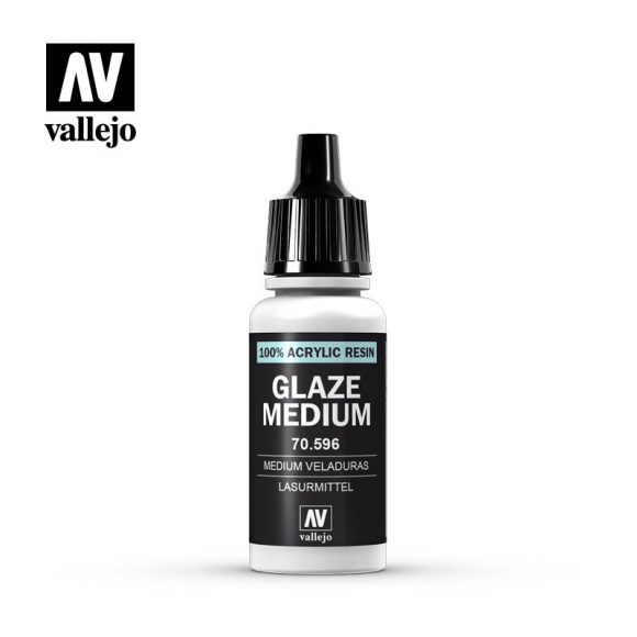 195 Vallejo Glaze Medium 17ml. Bottle
