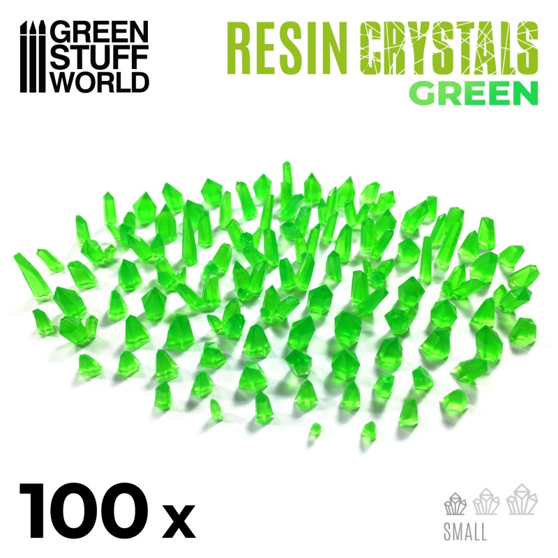 Green Resin Crystals