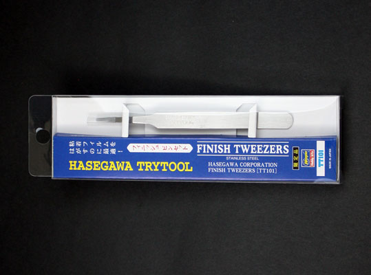 Hasegawa Tool - Finishing Tweezers Stainless Steel TT101