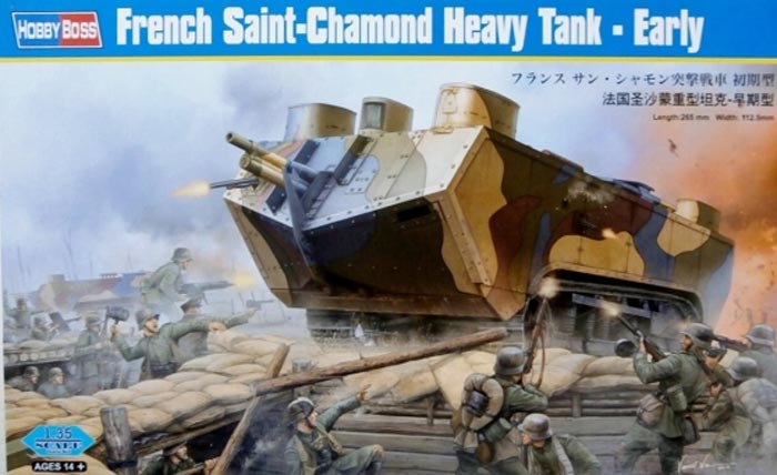 WWI French St. Chamond Heavy Tank (Early)