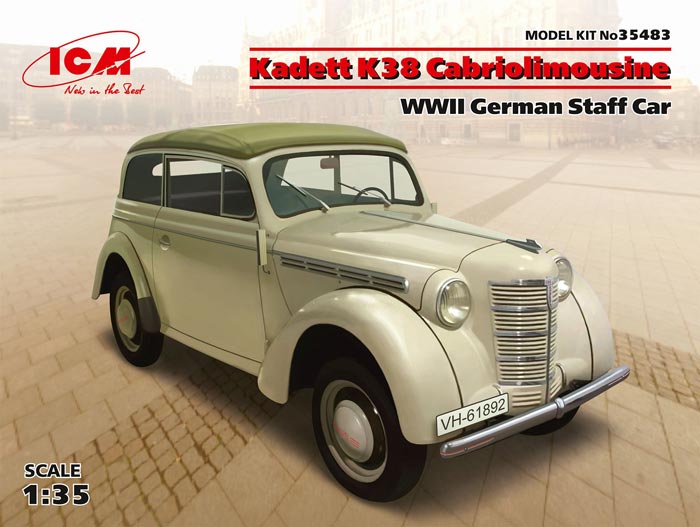 WWII German Kadett K38 Convertible Staff Car