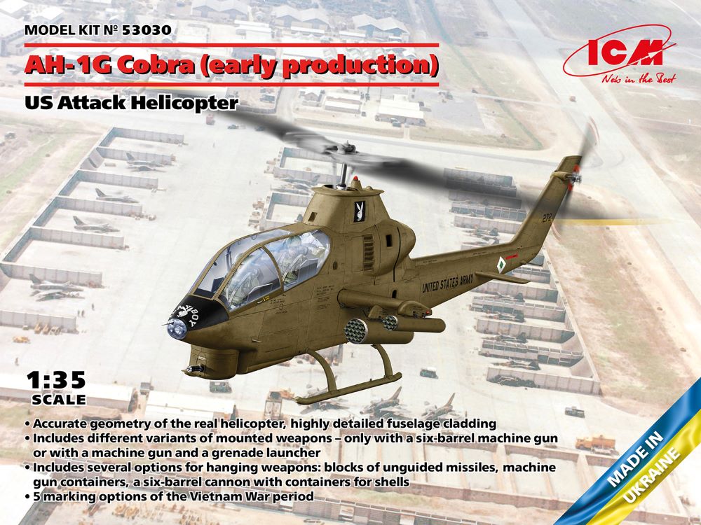 US Army AH1G Cobra Early Production Attack Helicopter