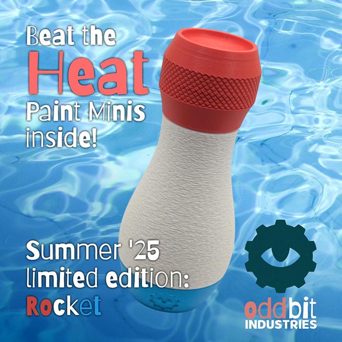 Oddbit Miniature Painting Handle: Summer '25 Limited Edition - Rocket