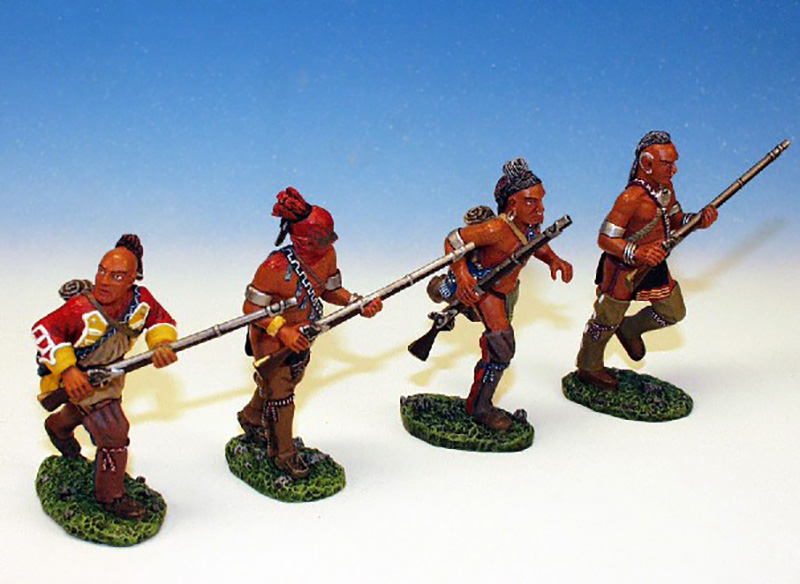 WOODLAND INDIANS ADVANCING #IW2 -1 AVAILABLE OOP