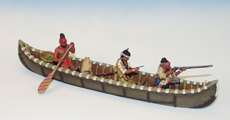 INDIANS IN CANOE FIRING #IWC1-1 Available OOP
