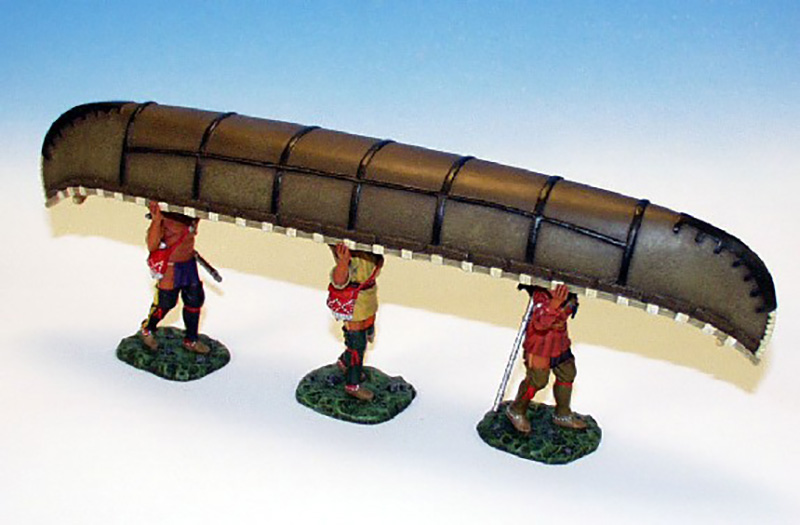INDIANS CARRYING CANOE #IWC4 - 1 AVAILABLE OOP