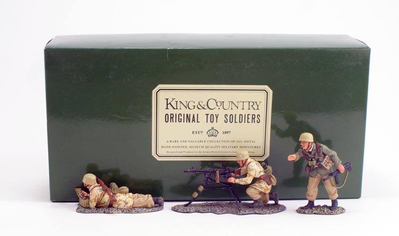 King & Country AK013 Africa Corps MG42 Set 1 Available OOP