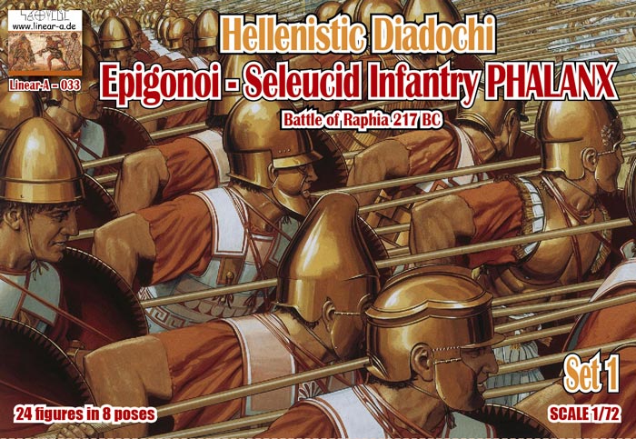 Hellenistic Diadochi / Epigonoi – Seleucid Infantry Phalanx Set 1 Battle of Raphia 217 BC