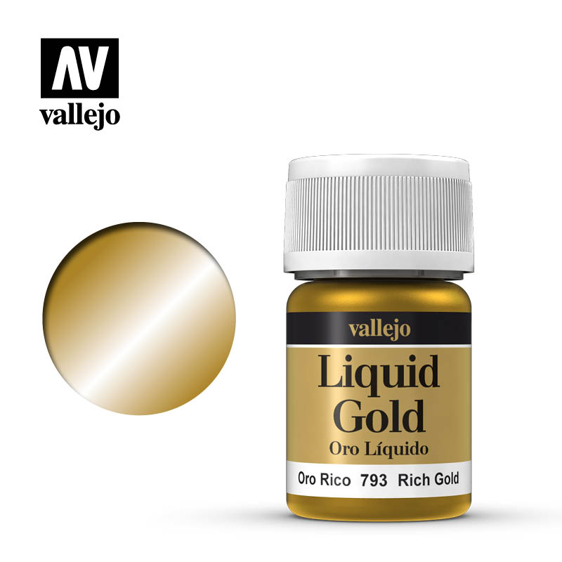 Alcohol Based Metallic Rich Gold 35ml Bottle 214
