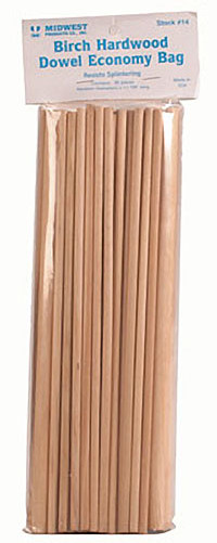 Birch Hardwood Dowel Economy Bag (36)