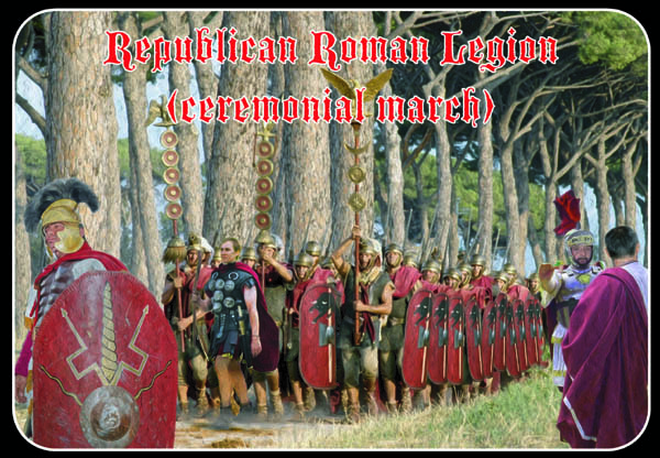 Strelets Mini -Republican Roman Legion Ceremonial March