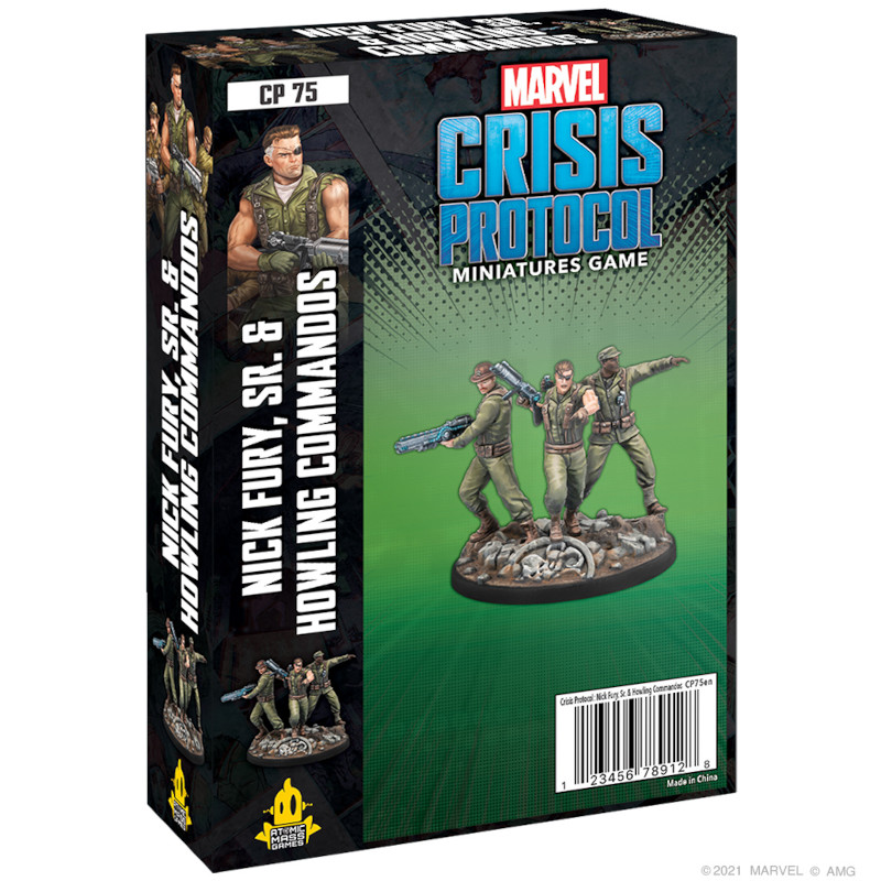 Marvel: Crisis Protocol - Nick Fury Sr. & Howling Commandos Character Pack