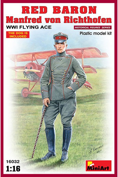 WW I German Flying Ace- Manfred von Richthofen - Red Baron - WWI Flying Ace