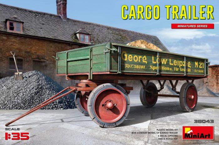 Miniart German Cargo Trailer