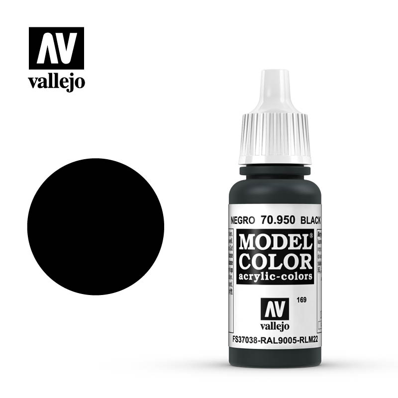 Model Color Flat Black 169