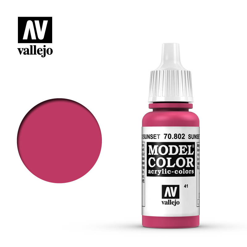 Model Color Sunset Red 17ml Bottle 041