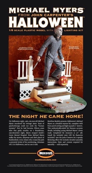 Halloween Horror Movie: Michael Myers w/Lighted Pumpkin