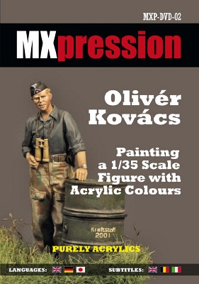 Painting a 1/35 Scale Figure with Acrylic Colors - MXpression DVD