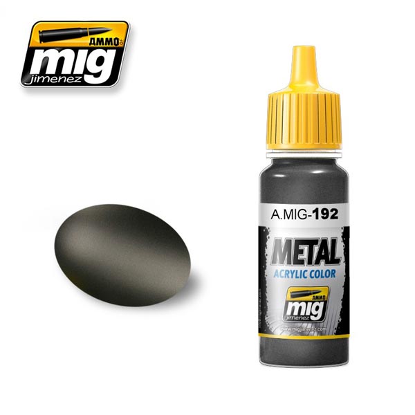 Polished Metal Acrylic Metallic Paint 17ml