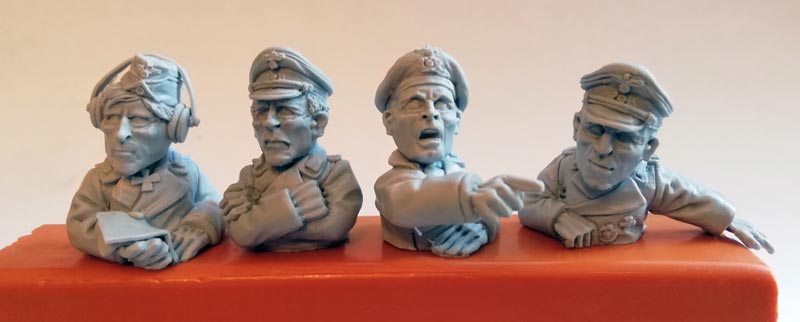 WWII German Chibi Panzer Crews for Turrets - Toon Tanks