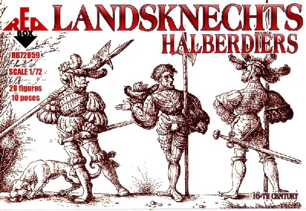 Landsknects Halberdiers XVI Century