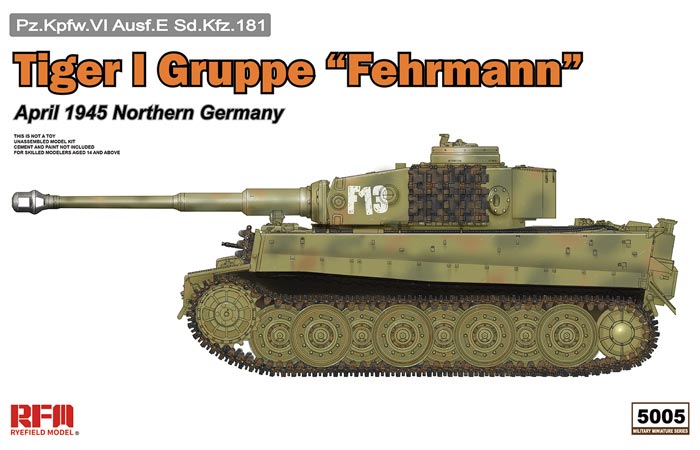 German Tiger I Gruppe Fehrmann April 1945