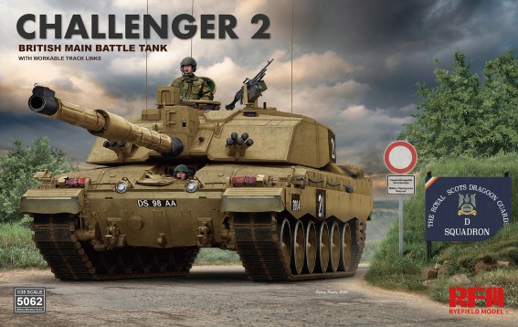 British Challenger 2 Main Battle Tank w/Workable Track Links