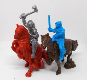 Robin Hood Set #3 Mounted Sheriff of Nottingham & Guy of Gisbourne.