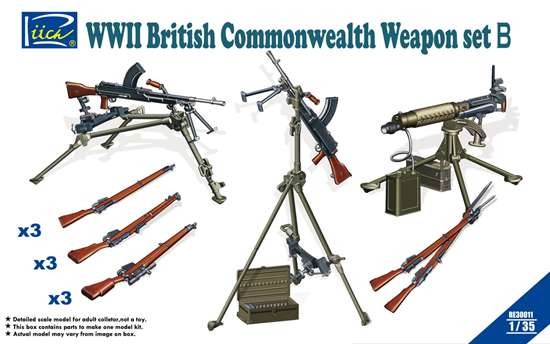 WWII British Commonwealth Weapon Set B