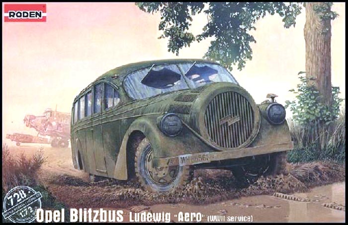 Opel Blitz Ludewig Aero WWII German Omnibus