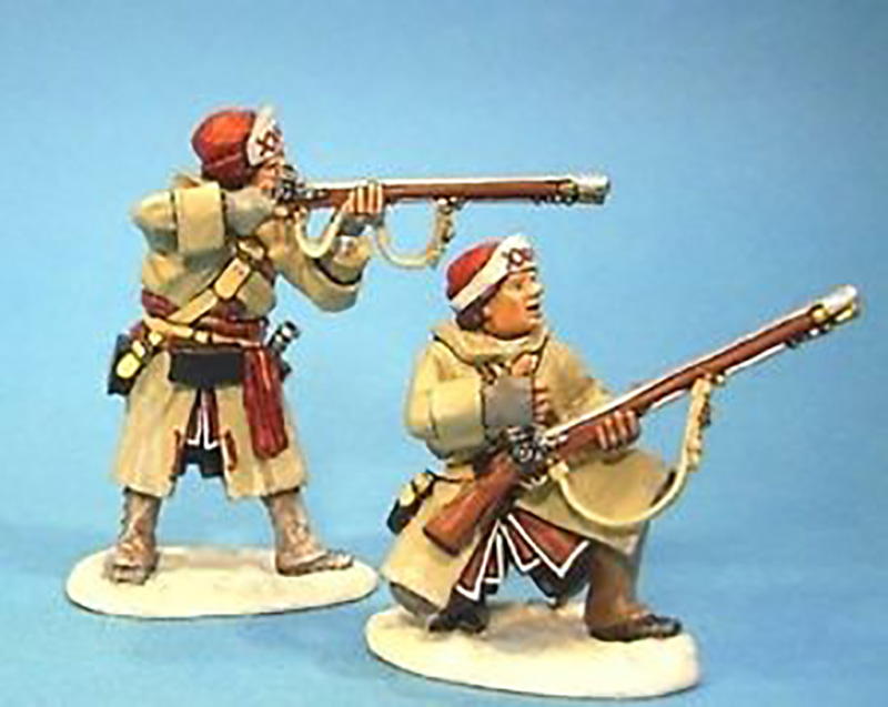 BATTLE ON SNOWSHOES 1758 - BRITISH OFFICERS SKIRMISHING #SB-03 - 1 AVAILABLE OOP