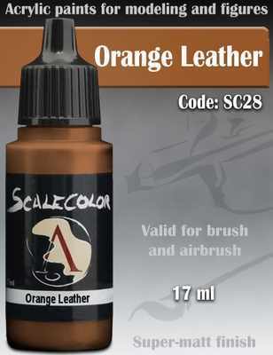 Orange Leather Paint 17ml