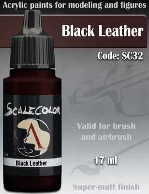 Black Leather Paint 17ml