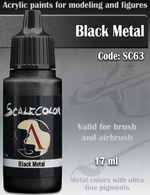 Metal N Alchemy- Black Metal Paint 17ml