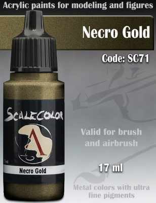 Metal N Alchemy- Necro Gold Paint 17ml