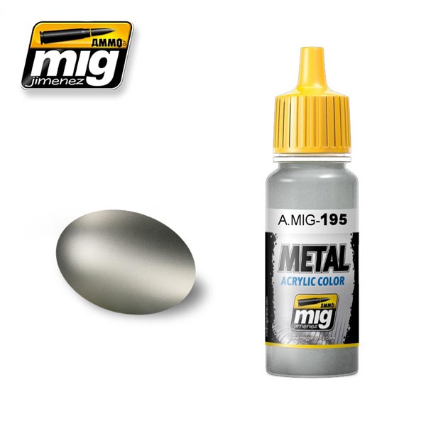 Silver Acrylic Metallic Paint 17ml