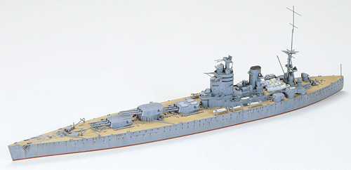 HMS Rodney Battleship Waterline