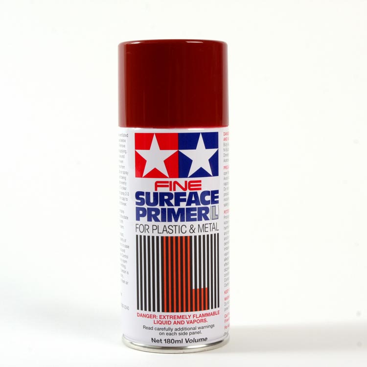 Fine Surface Primer L for Plastic & Metal Oxide Red