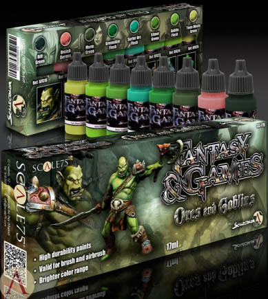 Scale Color- Orcs and Goblins Fantasy & Gaming Paint Set