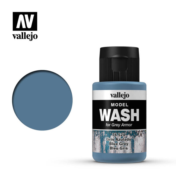 Vallejo Model Wash: Blue Grey 35ml Bottle