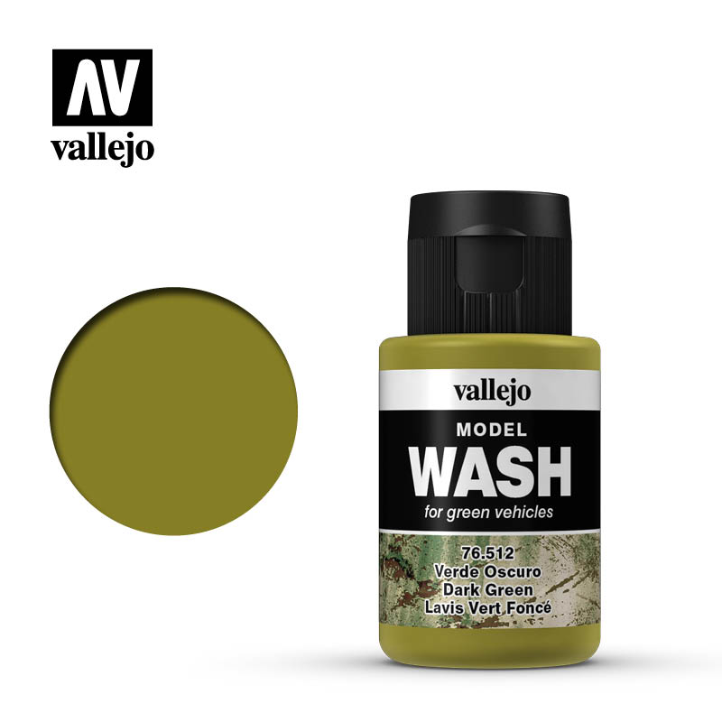 Vallejo Model Wash: Dark Green Wash 35ml Bottle
