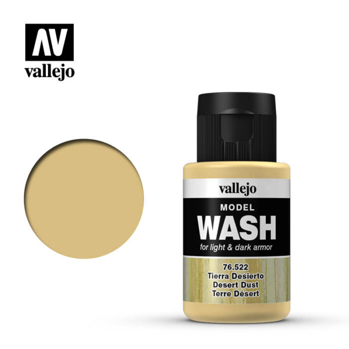 Vallejo Model Wash: Desert Dust 35ml Bottle