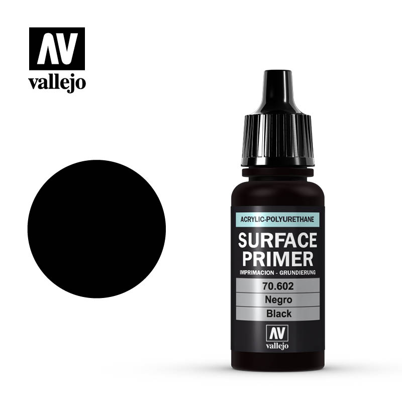 Vallejo Surface Primer Black 200ml