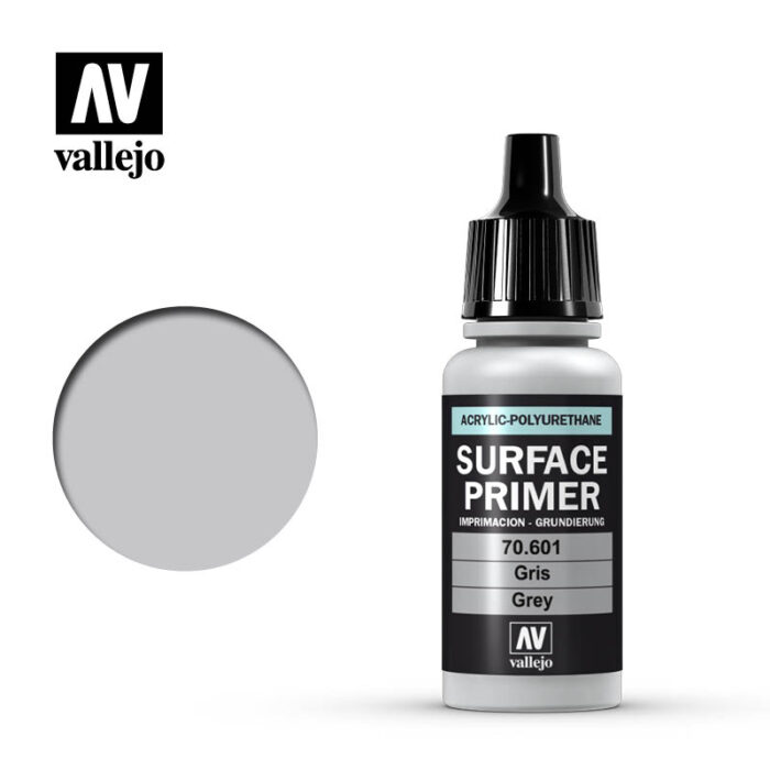 Vallejo Surface Primers: Gray 17ml Bottle