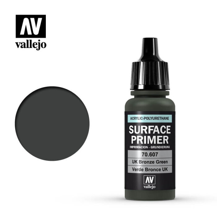 Vallejo Surface Primers: UK Bronze Green 17ml Bottle