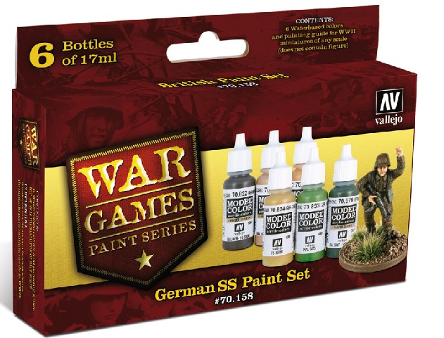 Vallejo War Games Paint Series - WWII German SS