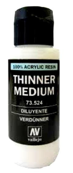 Vallejo Thinner Medium 60ml. Bottle
